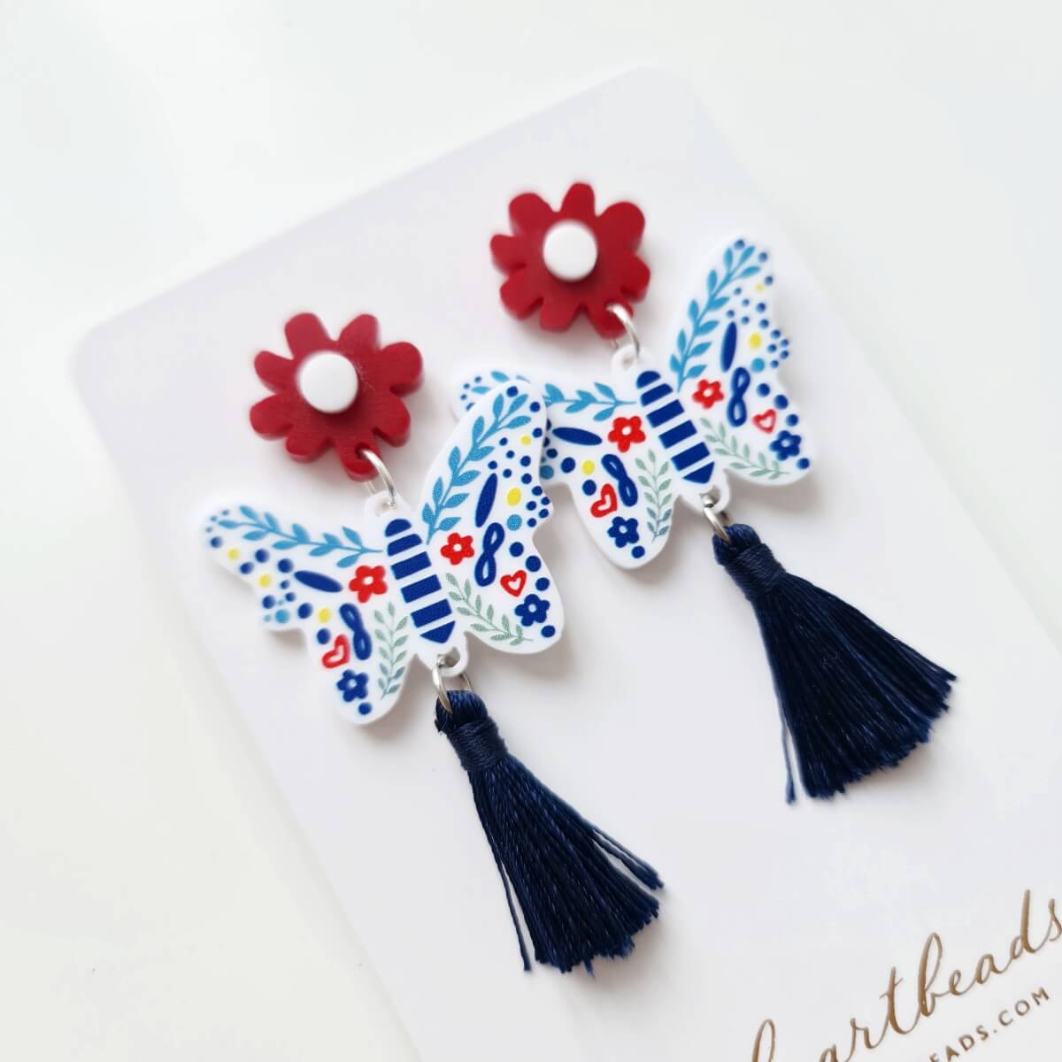 Butterfly Porcelana Earrings