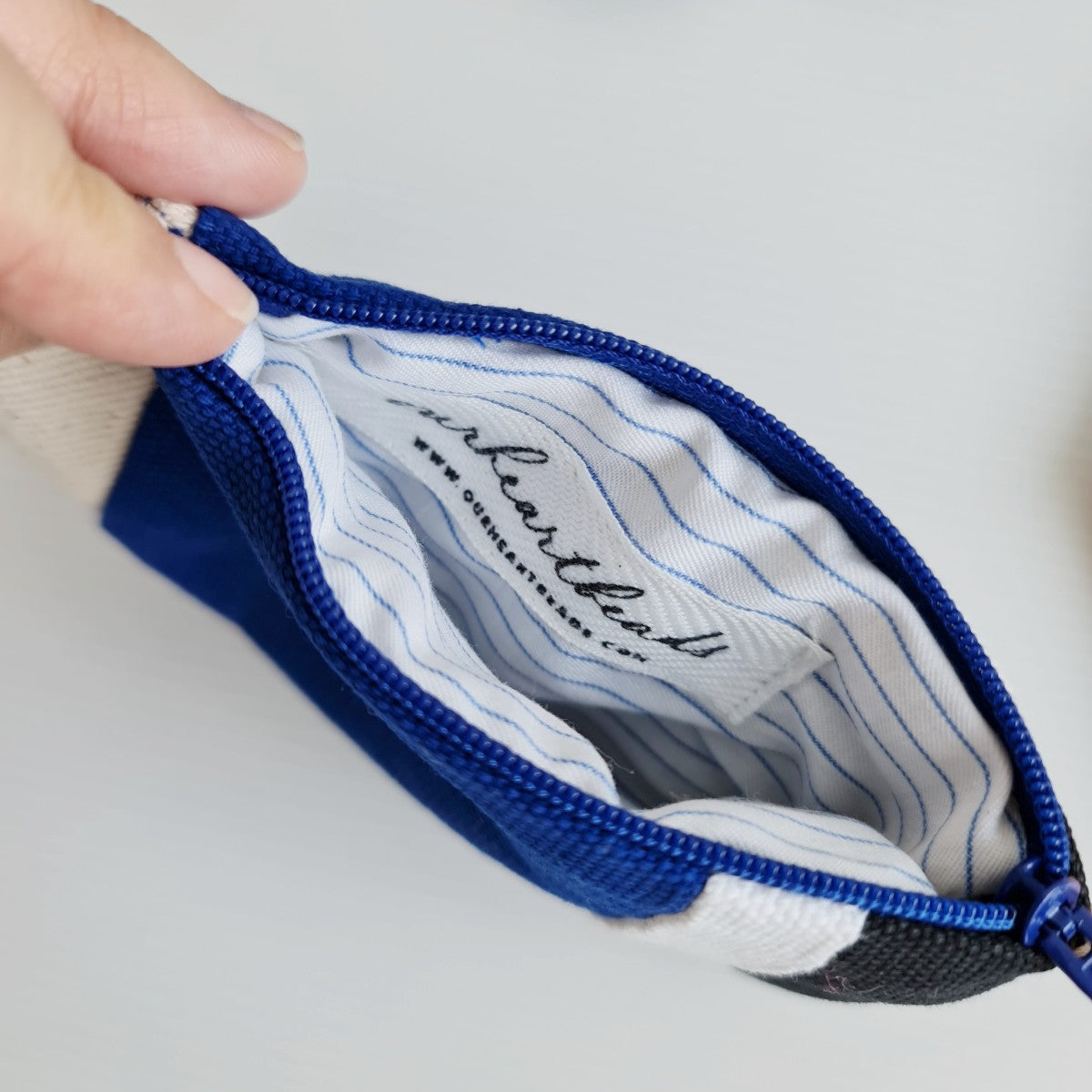 Blue Pencil Pouch