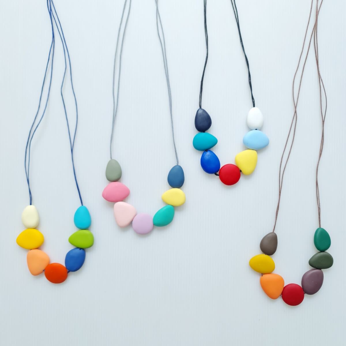 Pebbles Multicolour Summer Necklace