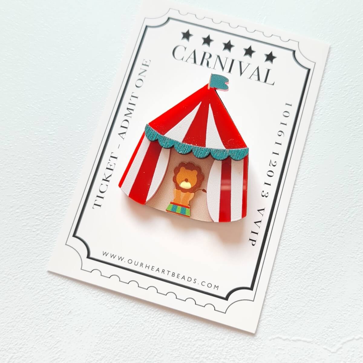 Circus Tent Brooch