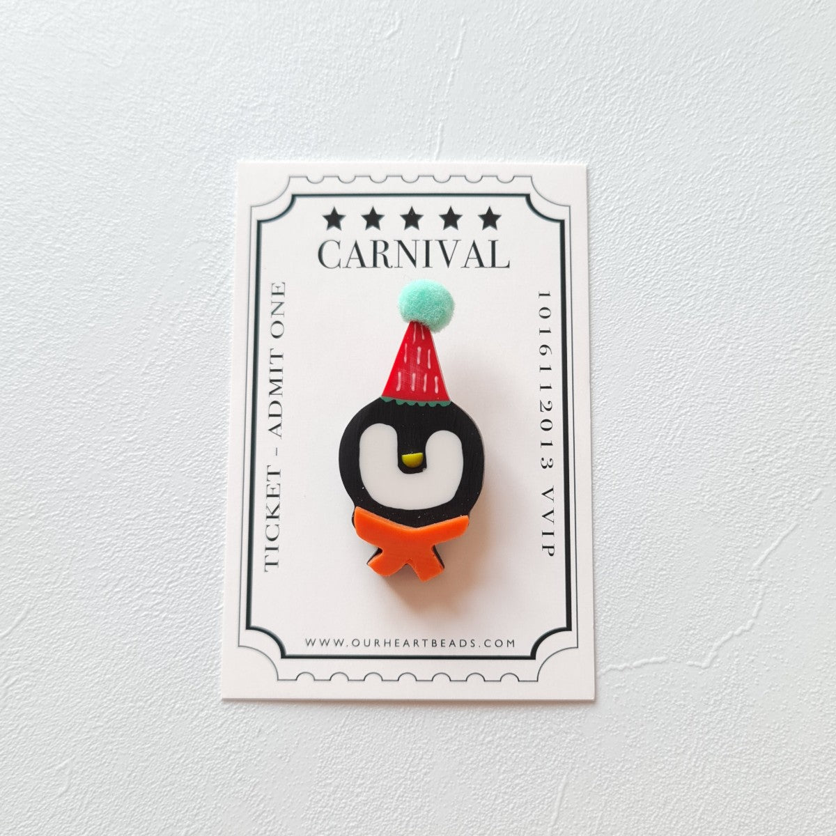 Penguin Party Hat Brooch