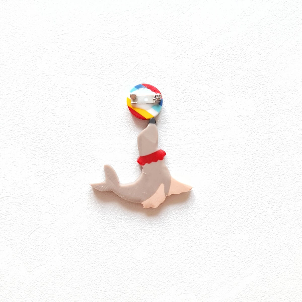 Circus Seal Brooch