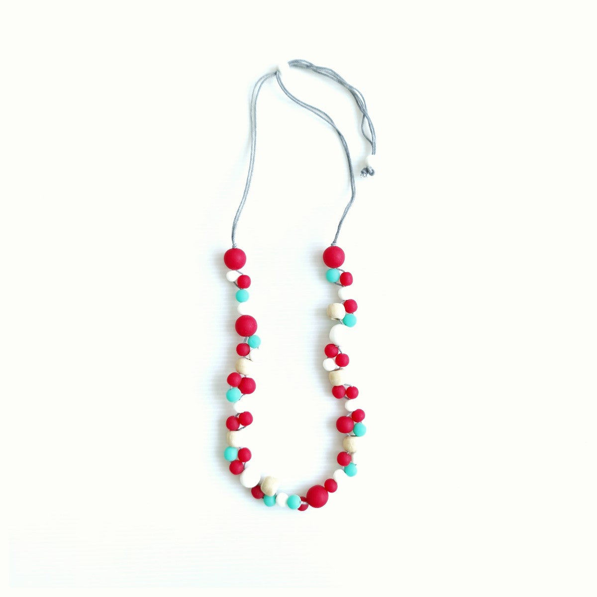 Alaia Red White Green Necklace