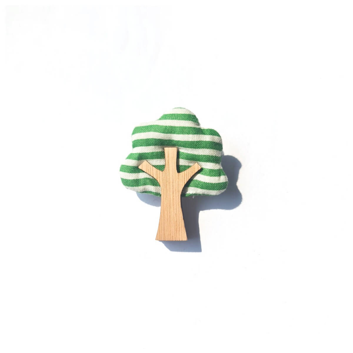 Green Panache Tree Brooch