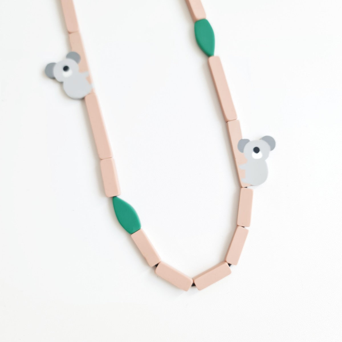 Koala Bamboo Khaki Necklace