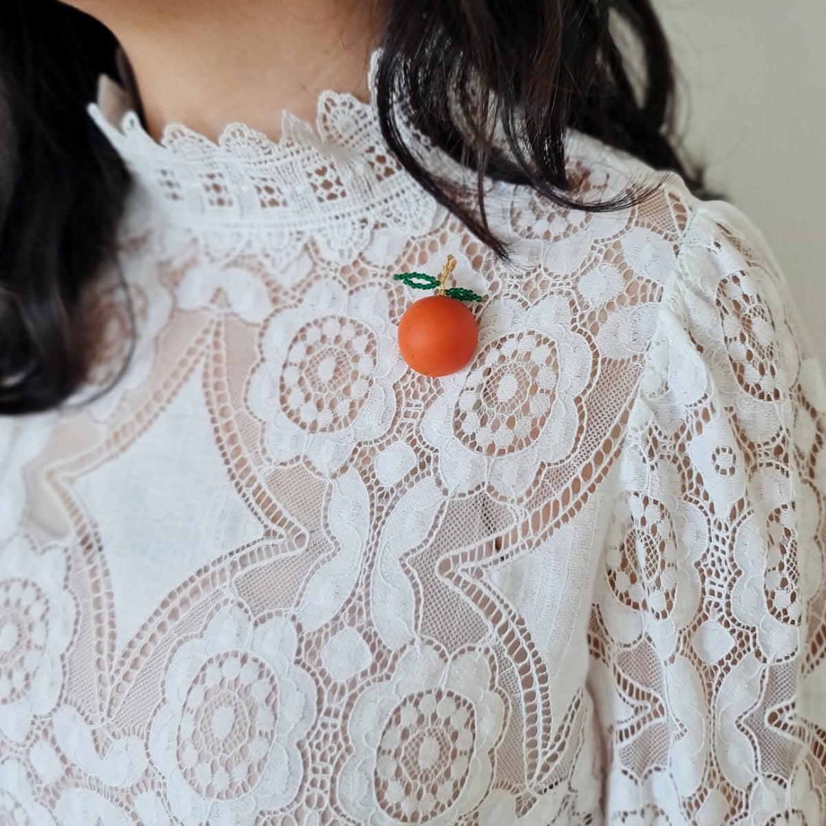 [Pre Order] Mandarin Brooch