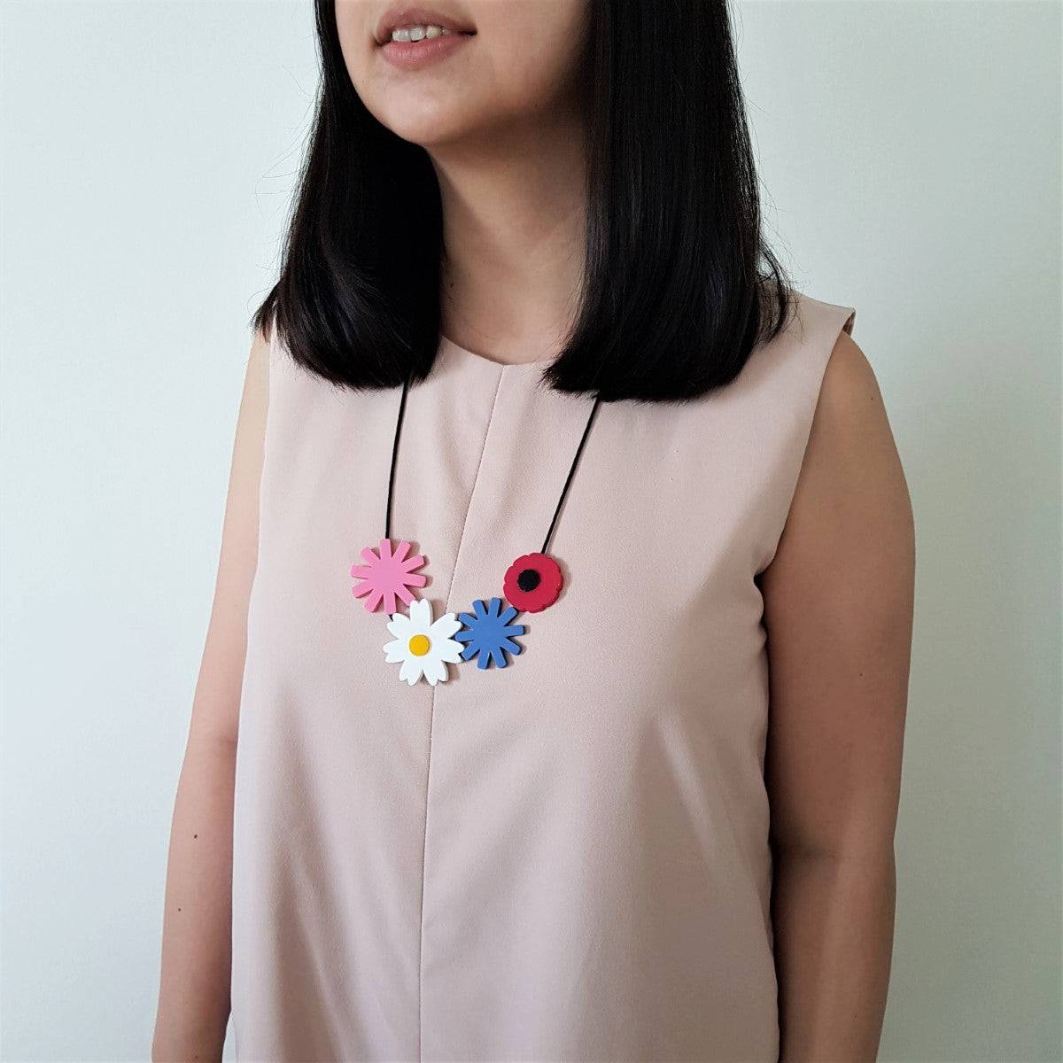 Flower Bouquet Necklace