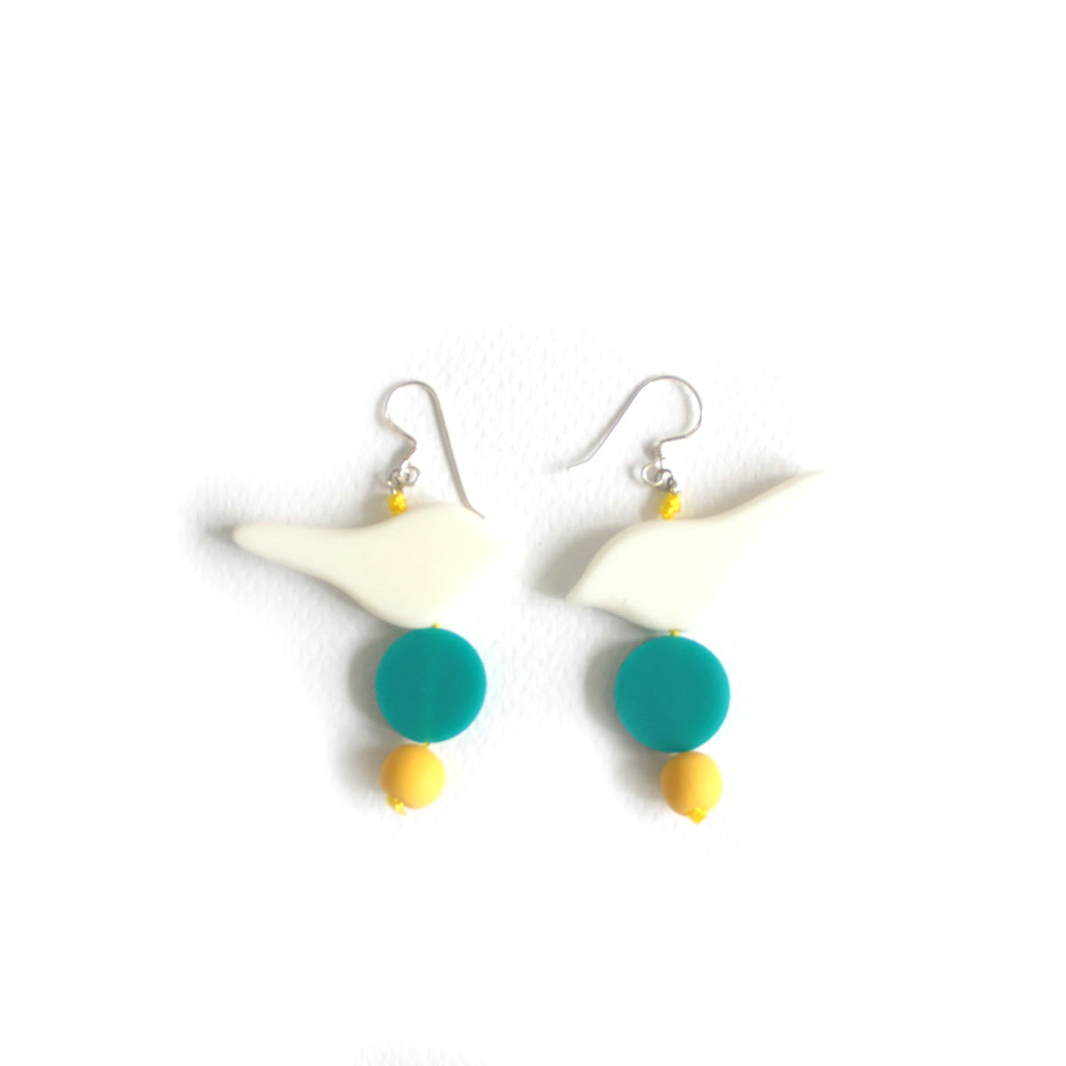 Little Birdie Earrings White
